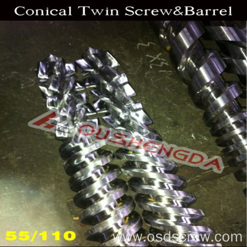 Krauss maffei extruder type parallel twin barrels and screws